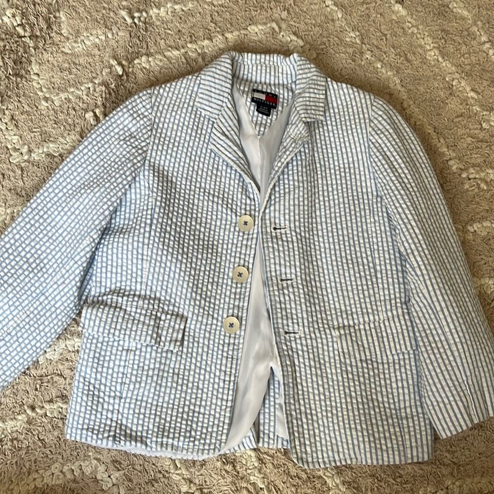 Toddler seersucker blazer